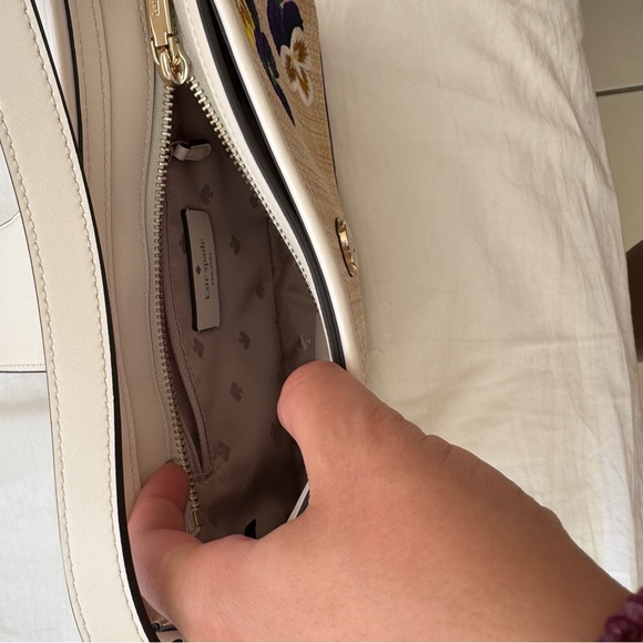 Kate Spade Pansy Embroidered Shoulder Bag - Picture 3 of 5